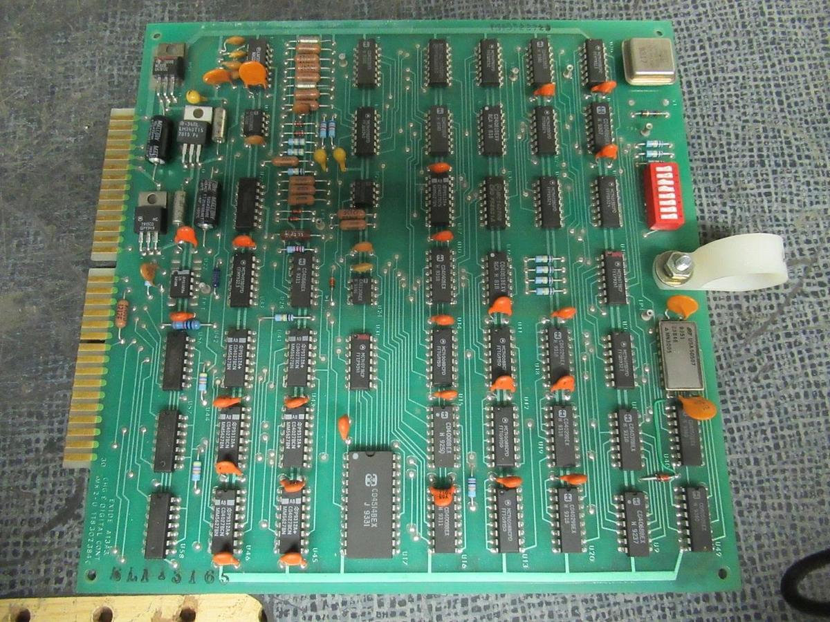 Used EXIDE CHG & DIGITAL CONT CARD CIRCUIT BOARD 101072372B A13A3 118302384 REV C