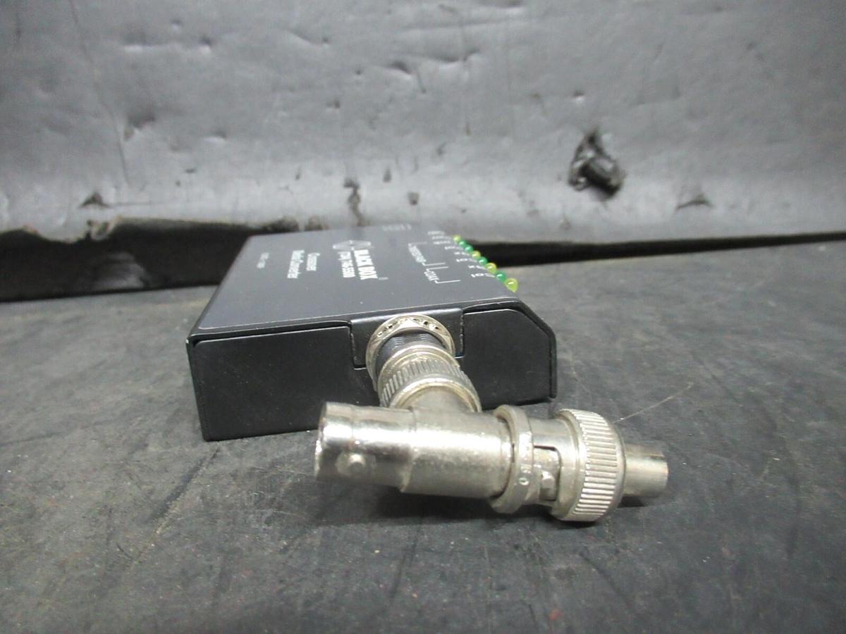 Used BLACK BOX CROSSOVER MEDIA CONVERTER LE1502A 12 VDC @ 1 AMP **WARRANTY**