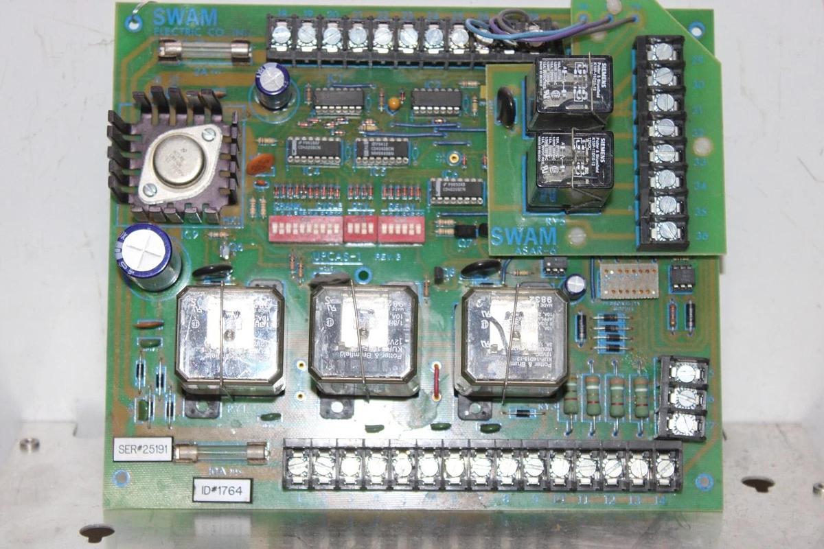 Used SWAM ASAR-6 CIRCUIT BOARD UPCAS-1 REV. B **WARRANTY INCLUDED**