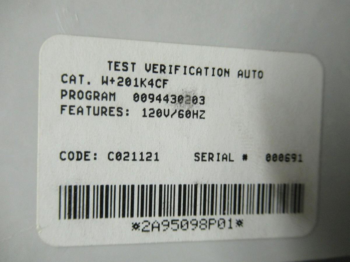 Used 135 AMP CUTLER HAMMER CONTACTOR W+201K4CF 2A95098P01 NEMA 4 600 VAC