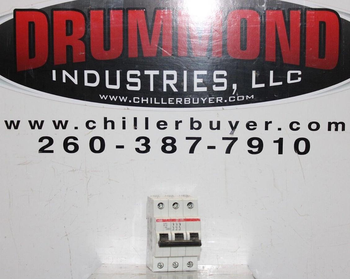 Used ABB CIRCUIT BREAKER S203-D13 277/480 VAC 3-POLE **WARRANTY INCLUDED**