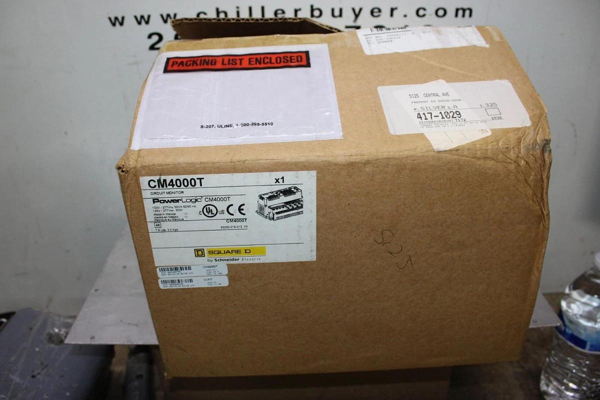 SQUARE D POWERLOGIC CIRCUIT MONITOR CM4000T 277 VAC 50 VA W/ CVMT