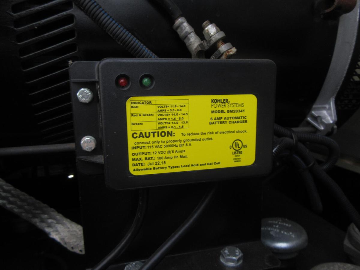 Used 20 KW DIESEL GENERATOR KOHLER 120/240V 20REOZK ENCLOSED ONLY 102 HRS