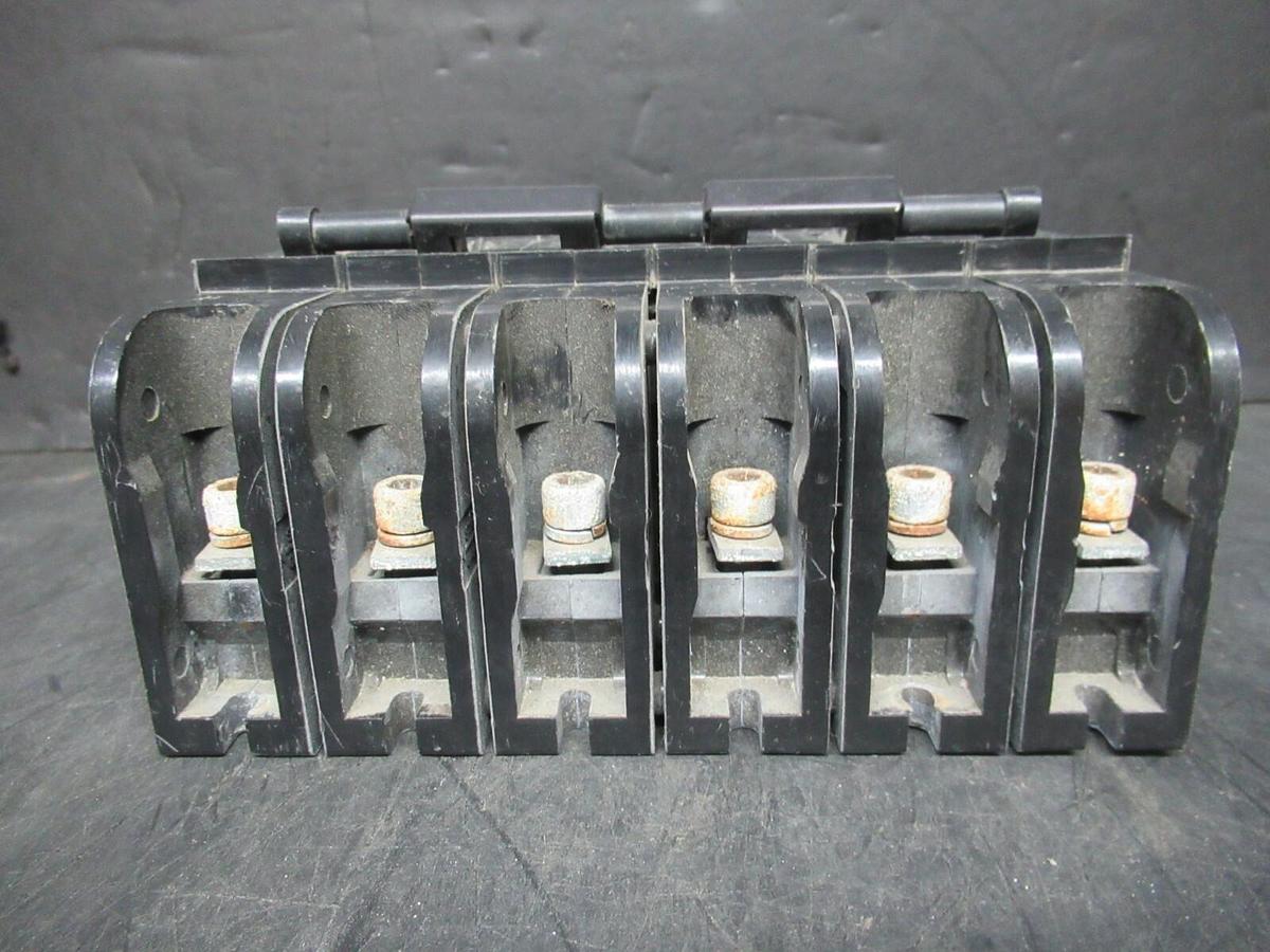 Used HEINEMANN BREAKER CF6-Z1-21 CF6-G8-DU 56 AMP TRIP 240 VAC HH83XE629A