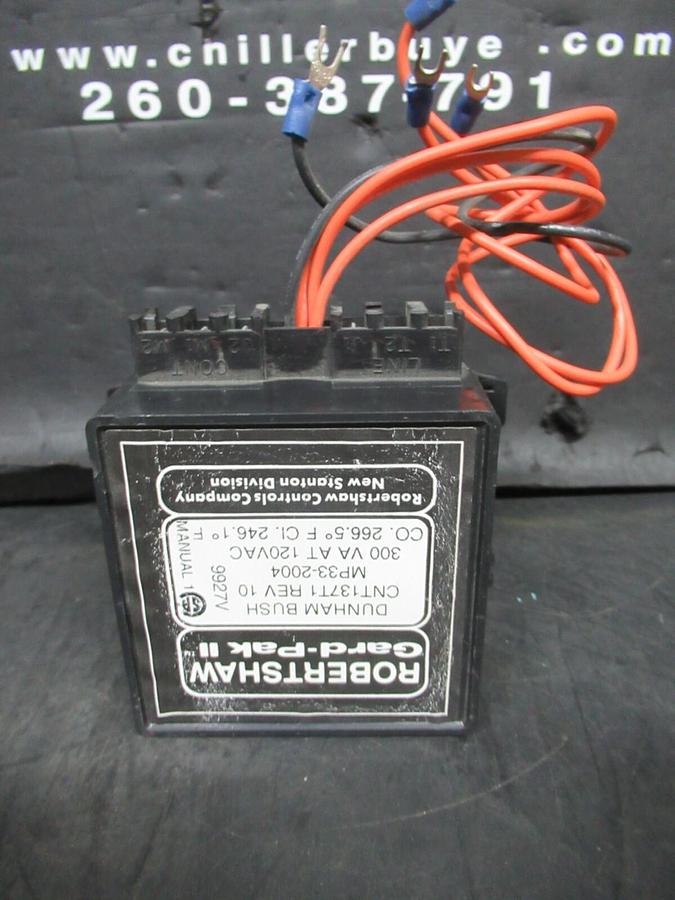 Used ROBERTSHAW GARD PAK II CNT137T1 REV. 10 MP33-2004 300 VA @ 120 VAC