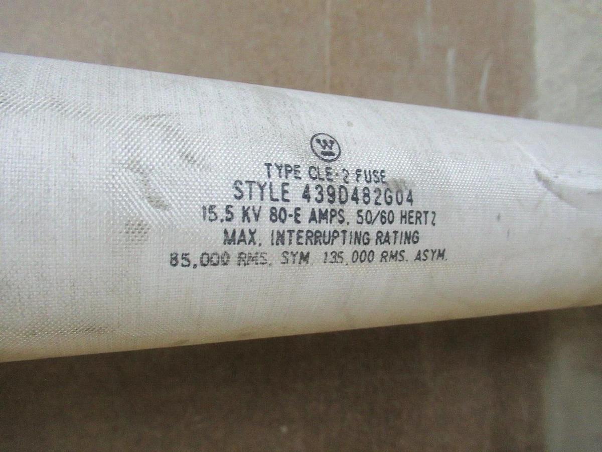 Used WESTINGHOUSE CLE-2 439D482G04 15.5 KV 80-E AMPS 50/60 HZ **WARRANTY INCLUDED