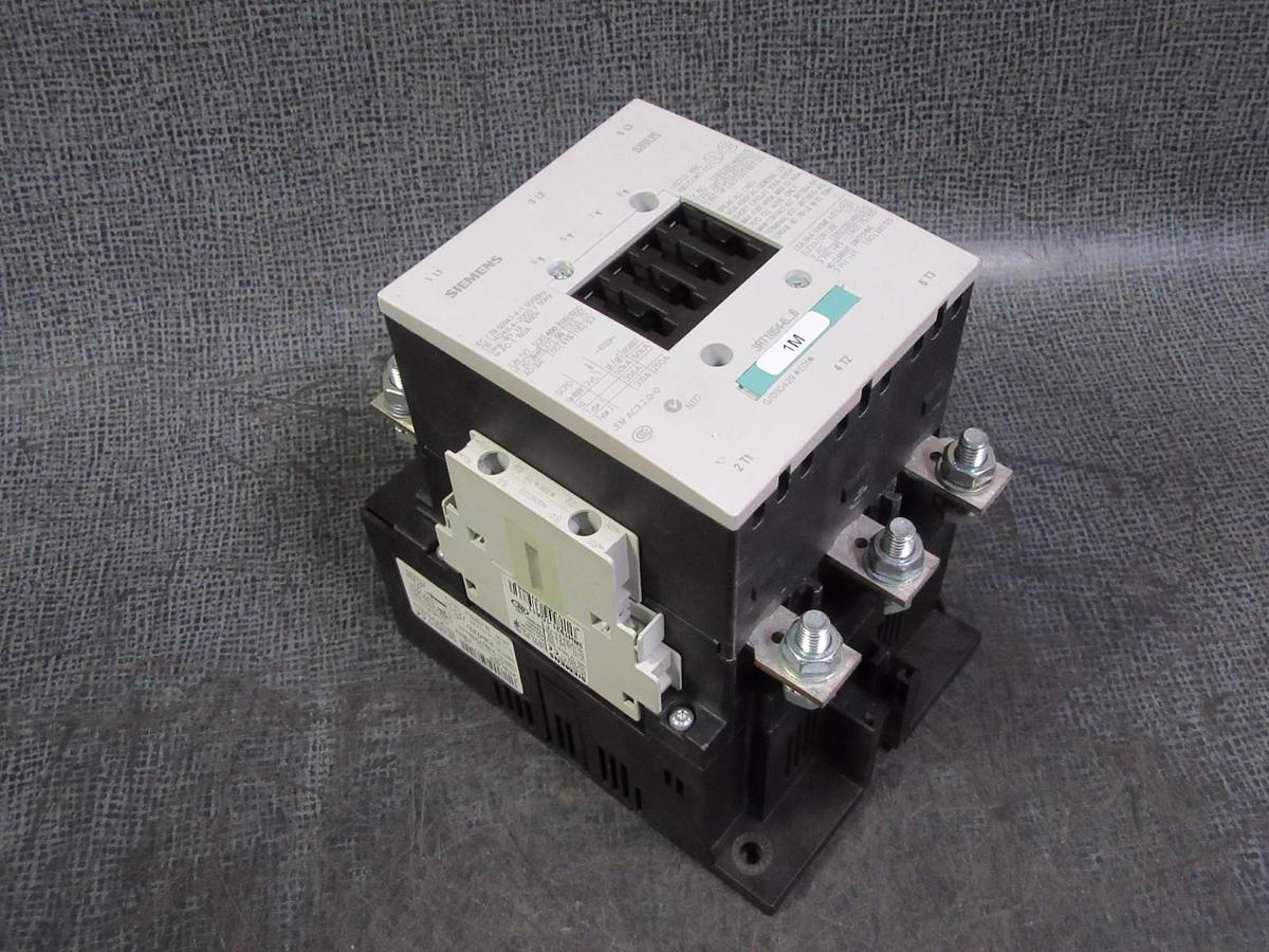 Refurbished SIEMENS SIRIUS CONTACTOR 140 AMP 600V 3 PHASE 110-127V COIL MODEL: 3RT1054-6AF36