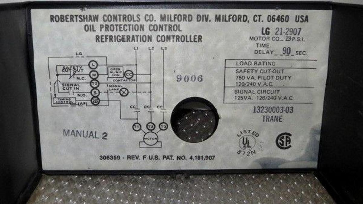 Used Robertshaw 3321-001 Rev F Gard Pak IV Lube Oil Protection Control lot of 3