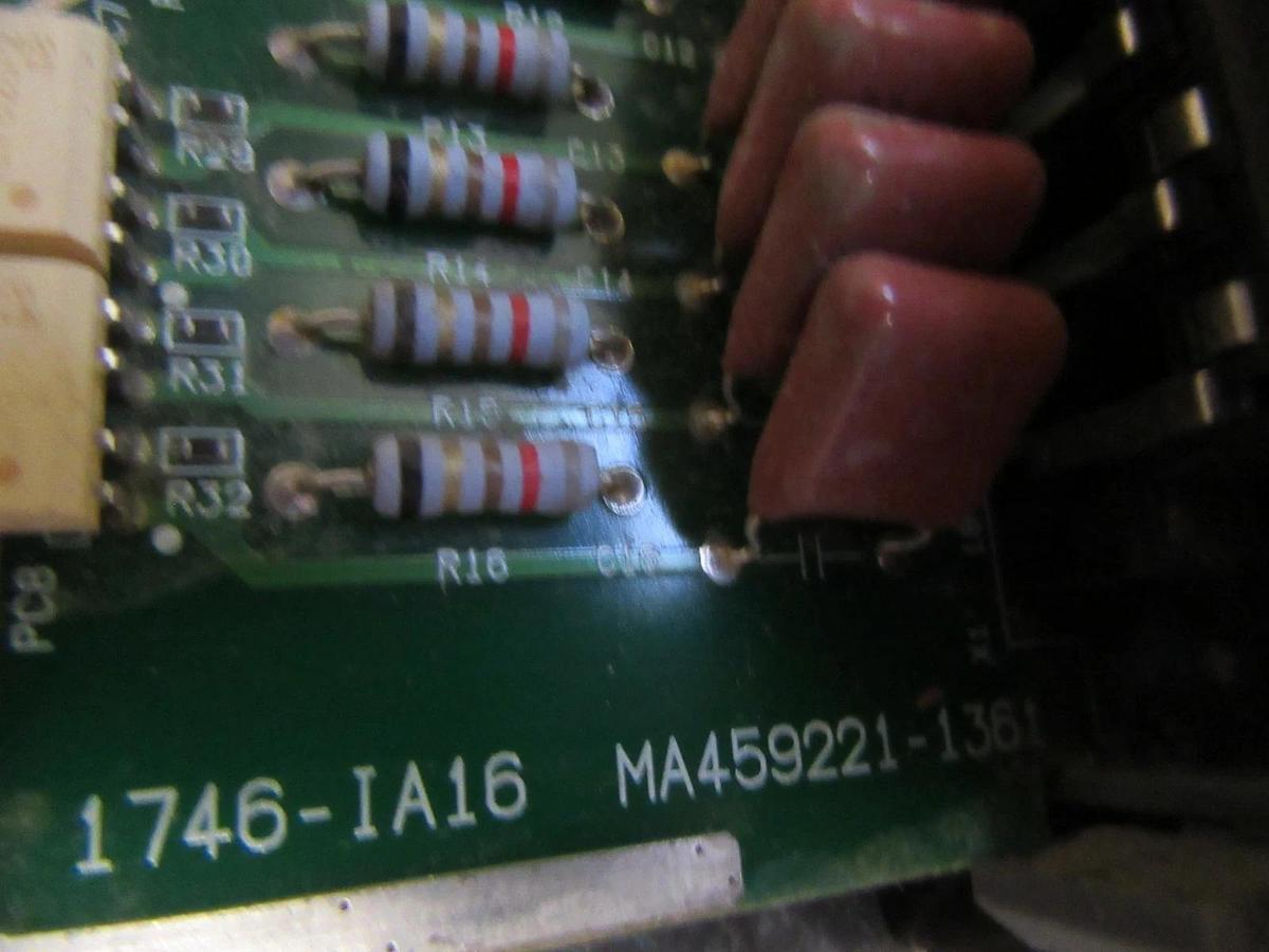 Used ALLEN BRADLEY INPUT MODULE 1746-IA16 SERIES C 85-132VAC 50/60HZ **WARRANTY**