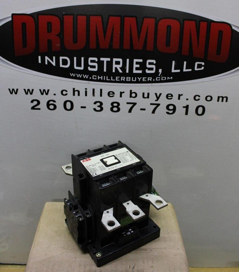 Used ABB CONTACTOR EH-145 600 VAC 3-POLE 200 AMP 125 HP COIL: 24VDC