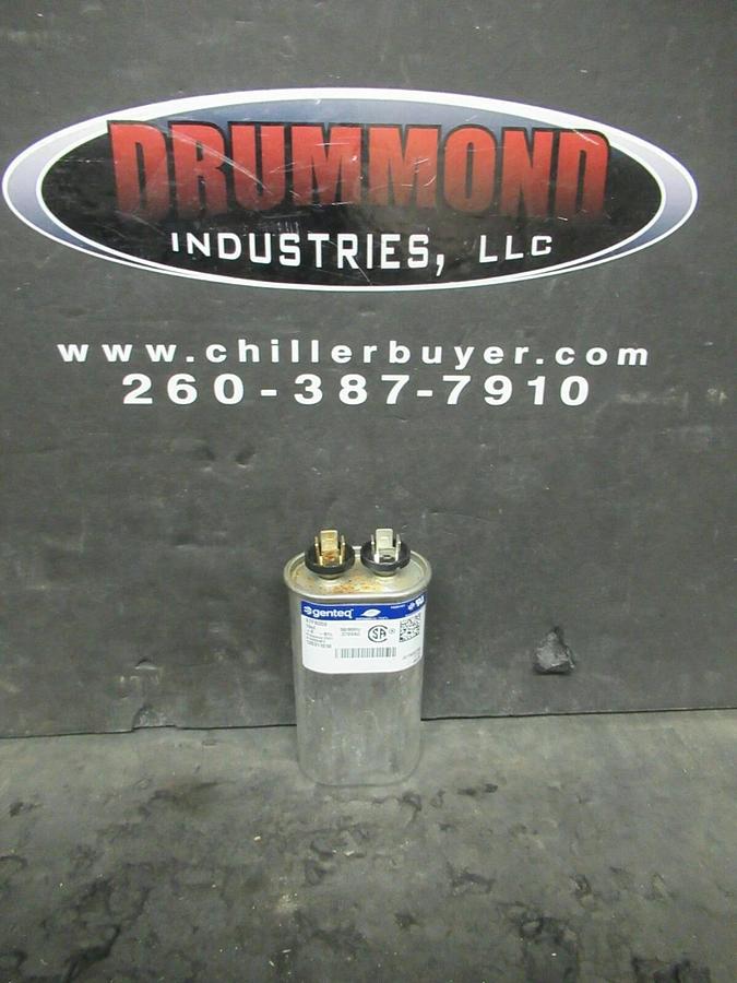 Used GENTEQ NON PCB CAPACITOR 10 uF 97F8059 370 VAC ELECTROLYTIC GENERAL ELECTRIC