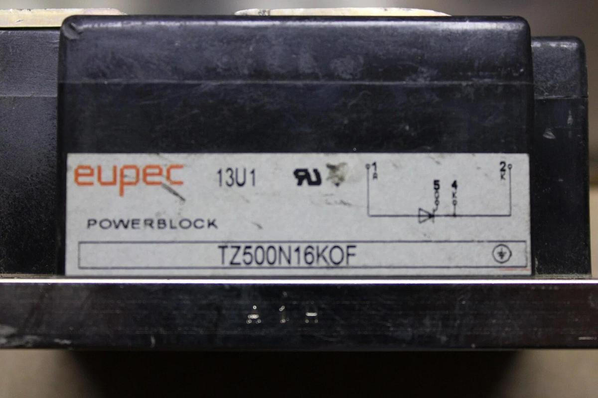 Used EUPEC IGBT POWERBLOCK TZ500N16K0F 13U1 **WARRANTY INCLUDED**