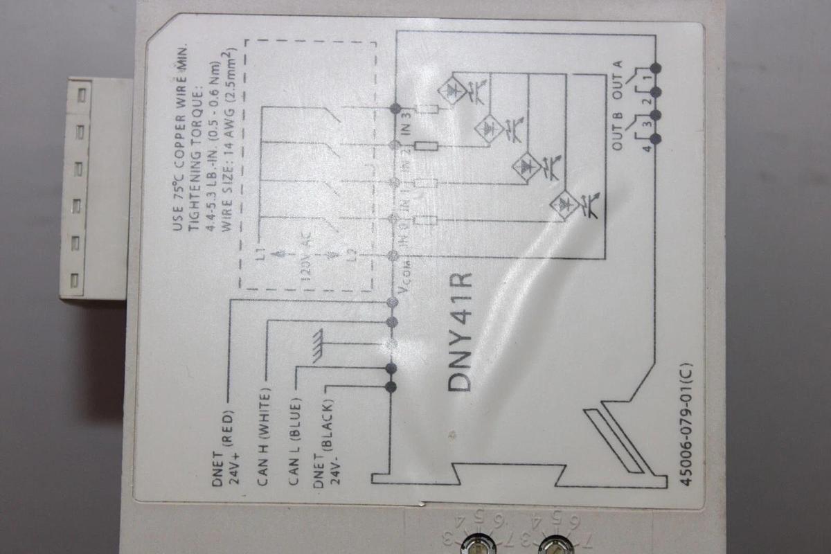 Used ALLEN BRADLEY DEVICE NET MODULE 100-DNY41R SER. B FRN. 5.002 *WARRANTY*