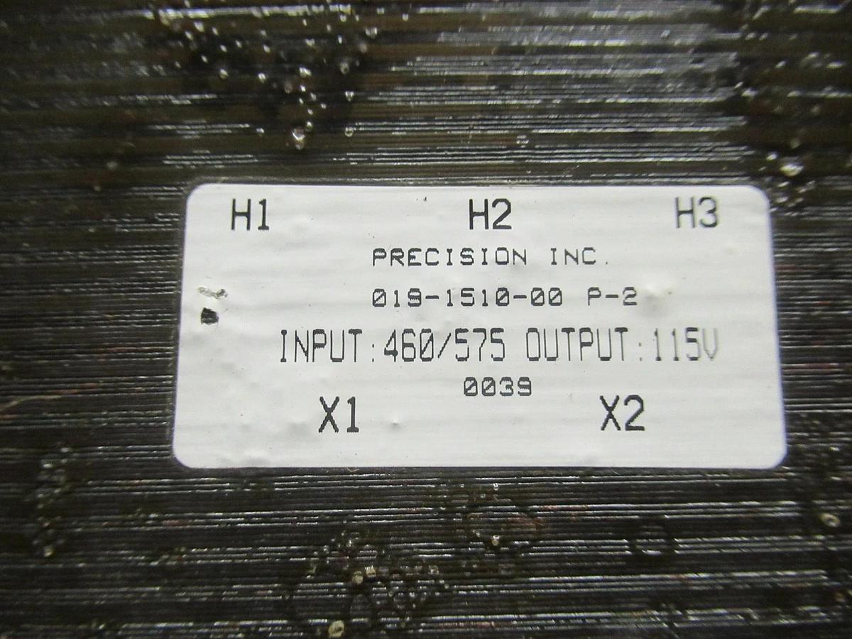 Used PRECISION INC TRANSFORMER 019-1510-00 460/575V **WARRANTY INCLUDED**