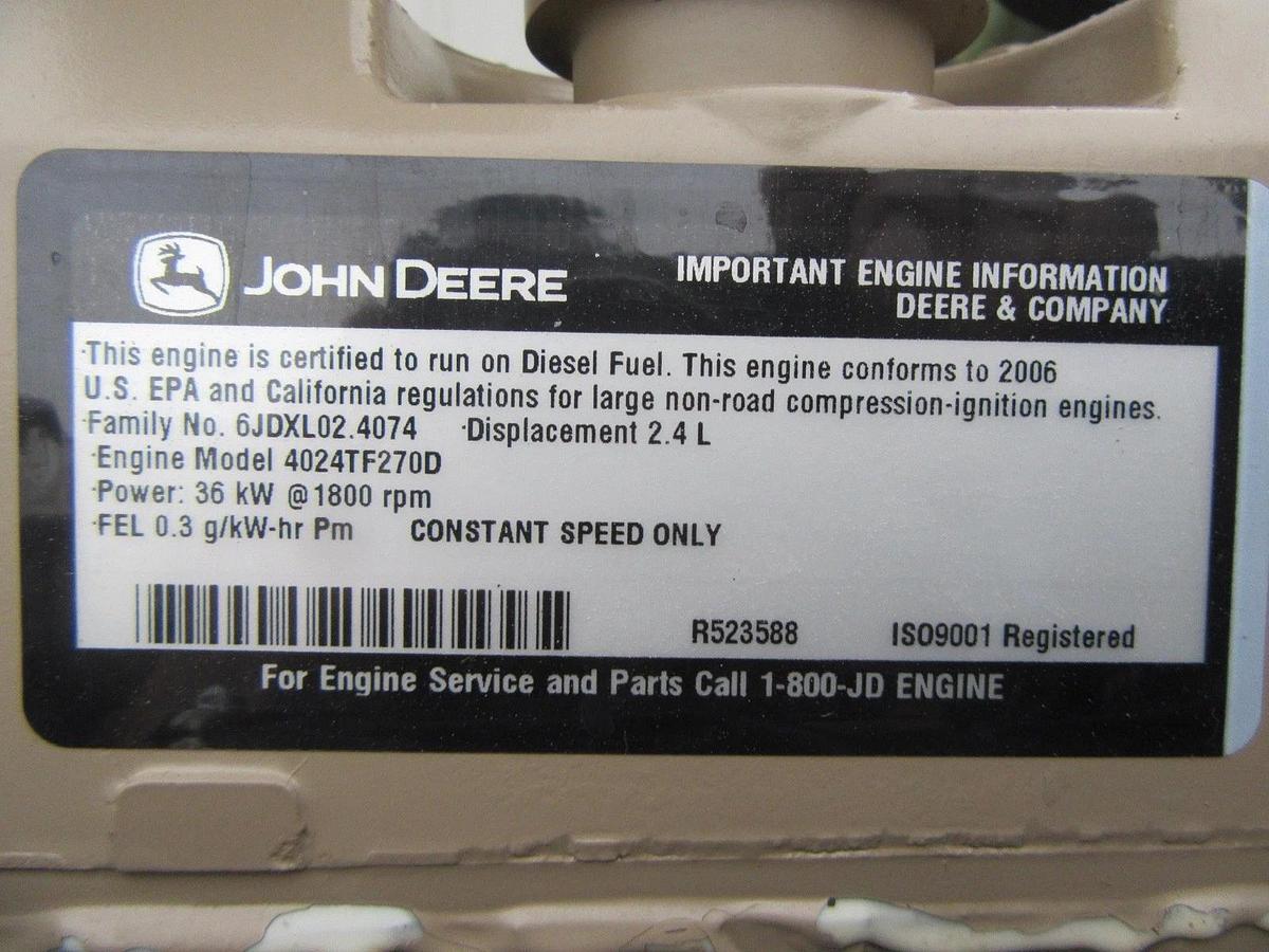 Used 30 KW DIESEL GENERATOR GENERAC 120/240 VOLT SINGLE PHASE 403 HOURS VIDEO WE SHIP