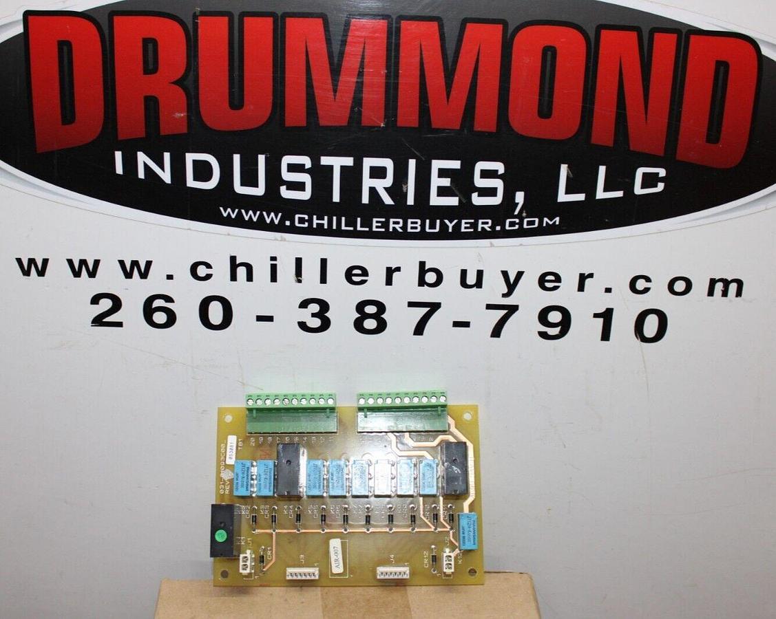 Used YORK CIRCUIT BOARD RELAY BOARD 031-01093C00 REV. B **WARRANTY INCLUDED**
