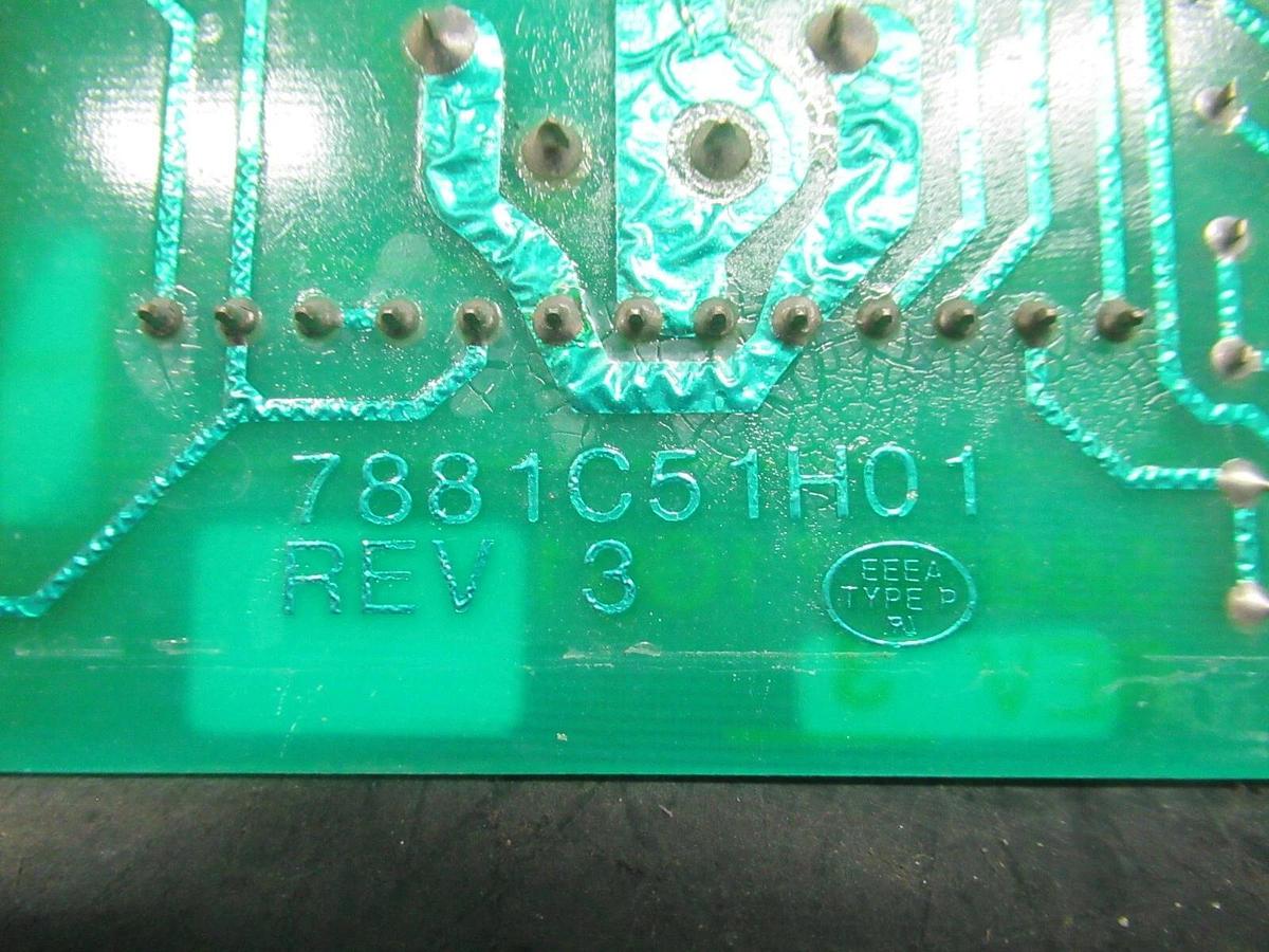 Used CHILLER CIRCUIT BOARD 7881C51H01 **WARRANTY INCLUDED**