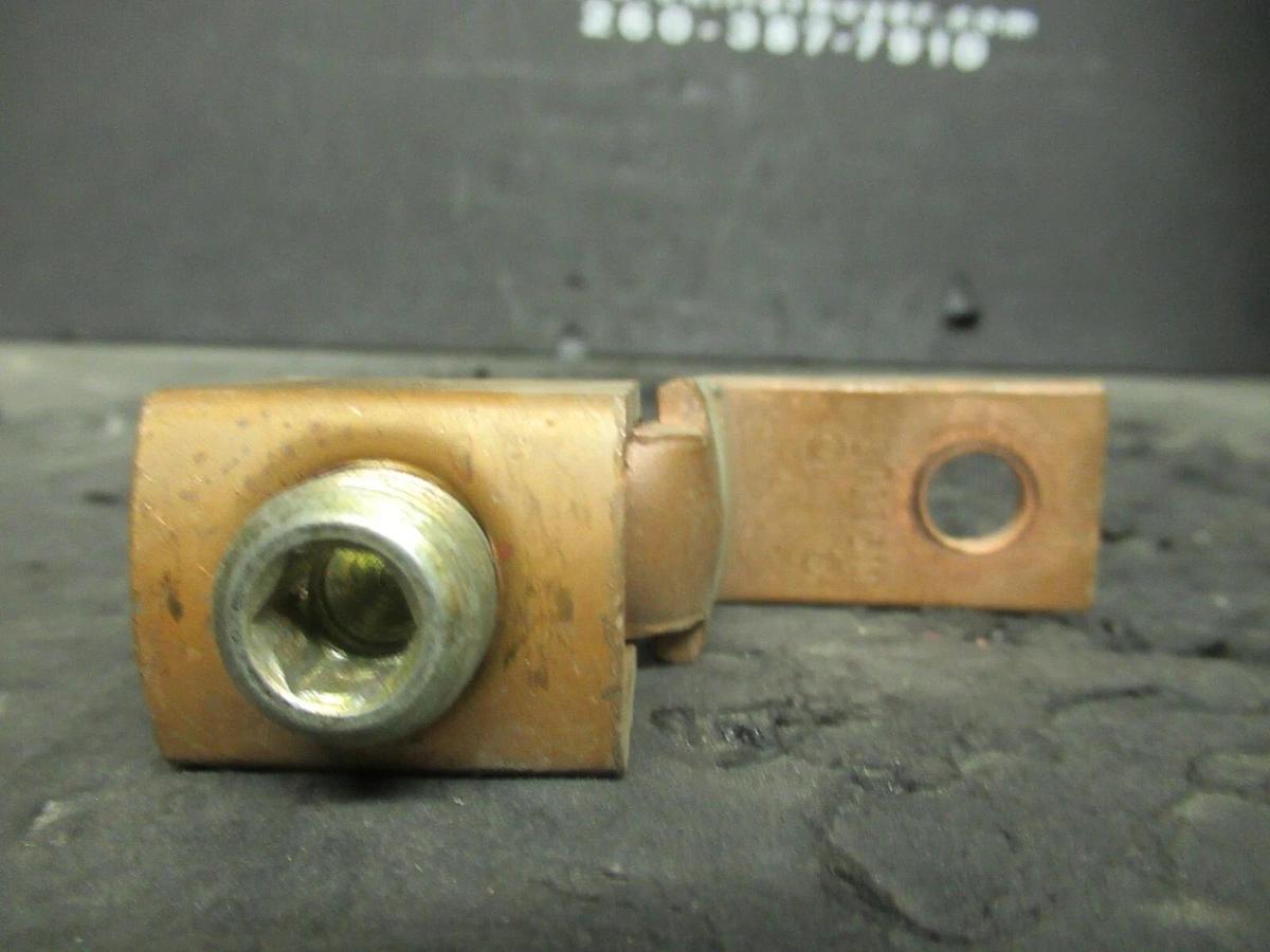 Used 4 QTY BLACKBURN BKB SINGLE BARREL CONNECTOR TERMINAL LUG SET 350MCM-1/0 BTC3511