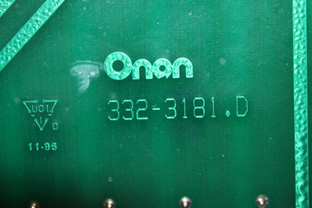 Used ONAN ALARM 24V RELAY ASSEMBLY CIRCUIT BOARD 332-31811.D **WARRANTY**