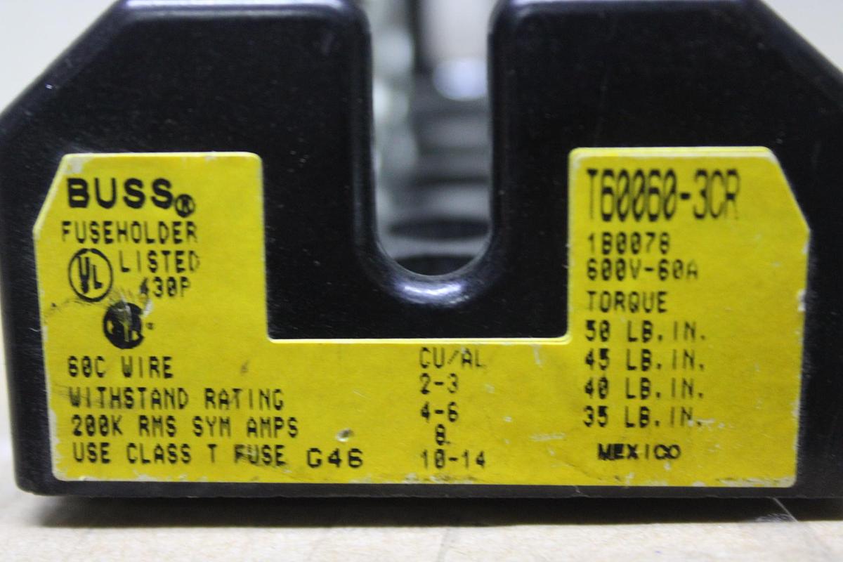 Used LOT OF 3 FERRAZ SHAWMUT AMPTRAP 2000 FUSES AJT200 200 AMP 600 VOLT