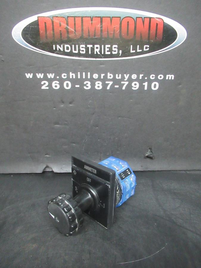 Used KRAUS + NAIMER ROTARY SWITCH A11 3 PHASE 600 VAC 10 AMP 1 HP L74149/003 AMS
