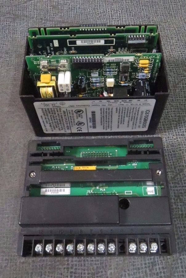 Used GE FANUC FIELD CONTROL GENIUS BUS INTERFACE WITH BASE  MODEL: IC670GBI002G