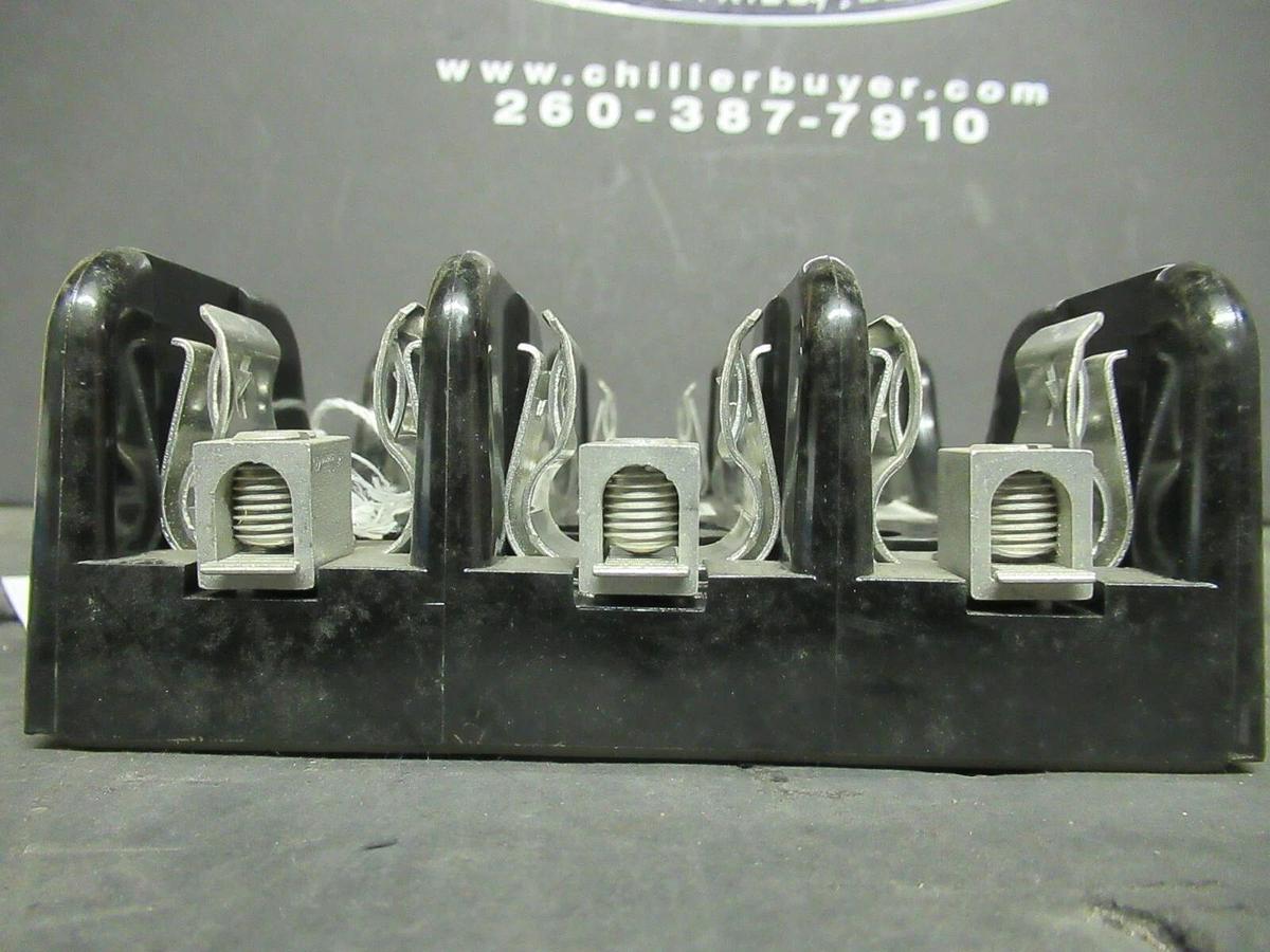 Used LITTELFUSE FUSE HOLDER LR60060-3CR FOR 60 AMP 600 V CLASS R FUSES