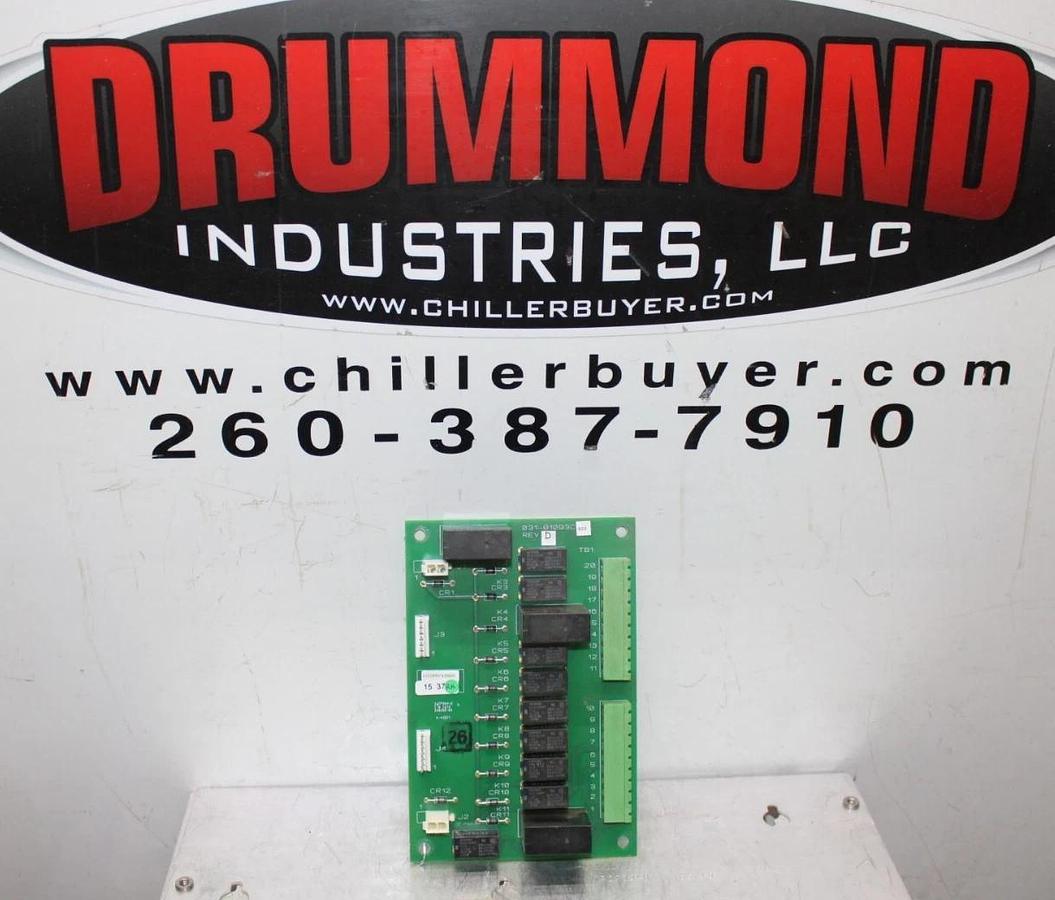 Used YORK HVAC CHILLER CONTROL CIRCUIT BOARD 031-01093C000 REV. D **WARRRANTY**