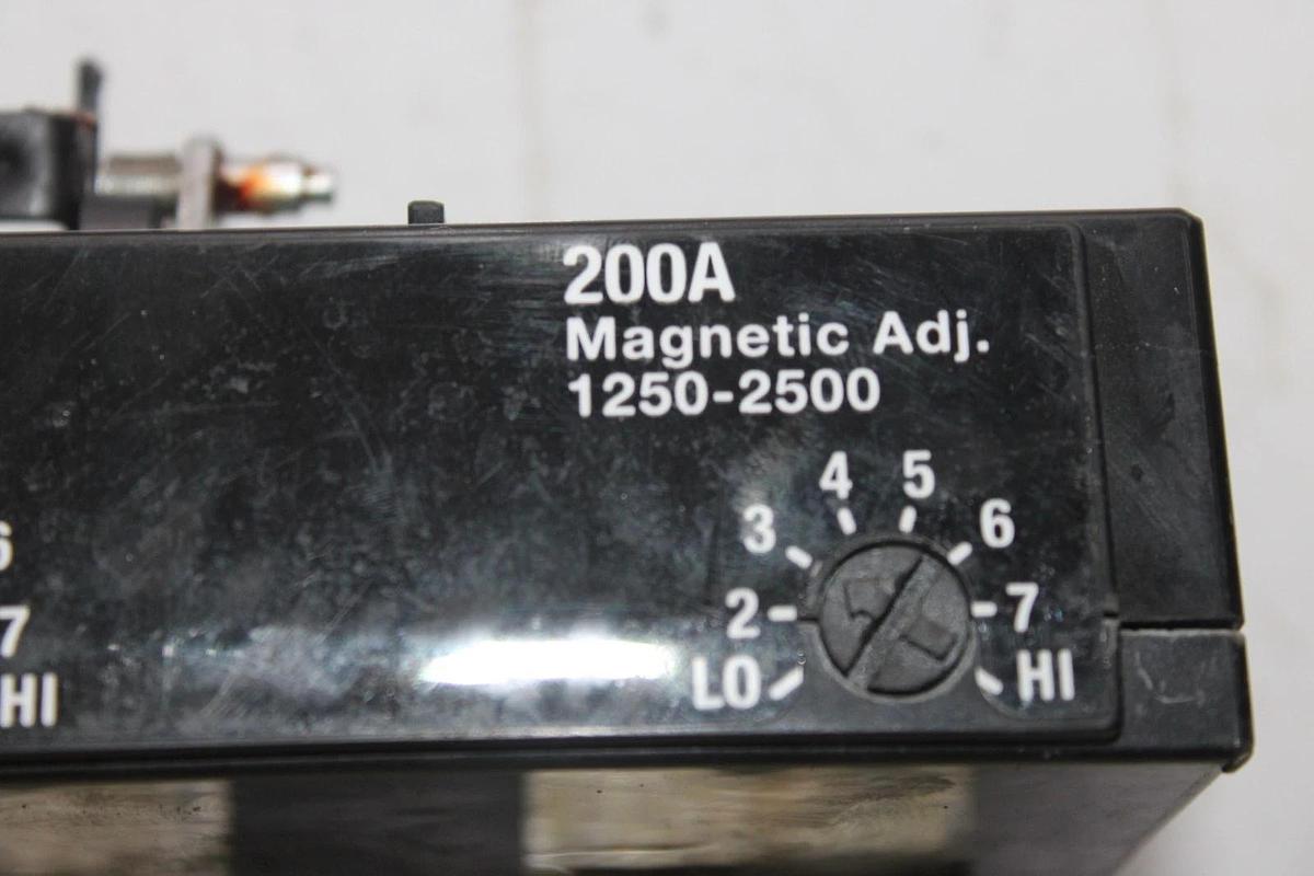 Used SIEMENS ADJUSTABLE OVERLOAD RELAY OM-1462012-2X-0748 77476A00 200 AMP