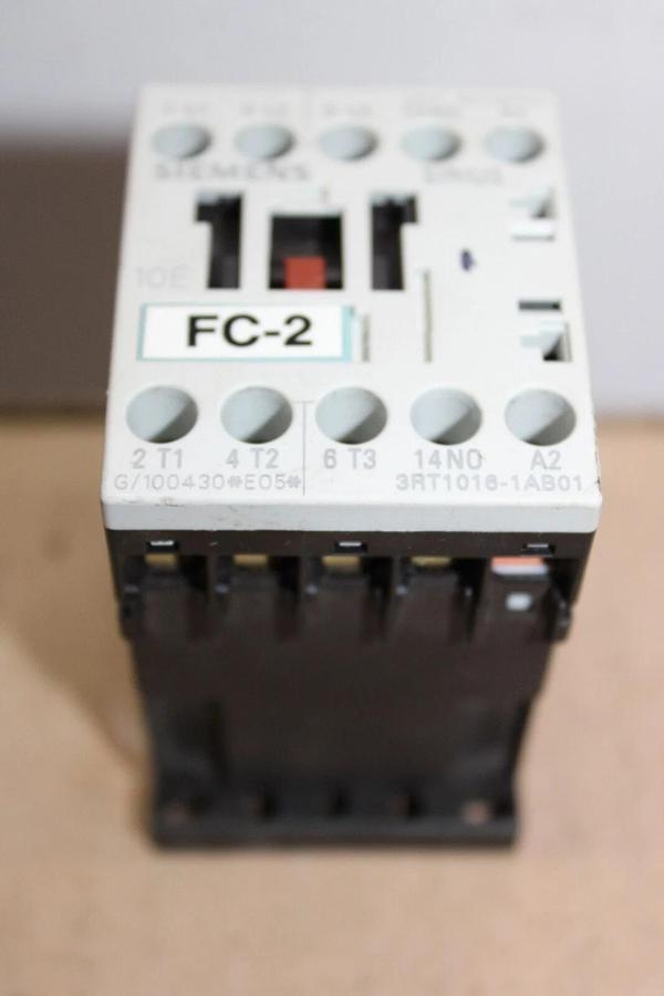 Used SIEMENS CONTACTOR 3RT1016-1AB01 600 VAC 20 AMP 7.5 HP 3-PHASE **WARRANTY**