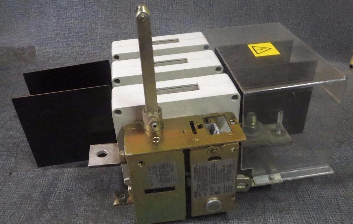 Used ABB GENERAL PURPOSE SWITCH 400 AMP 600 V 3 PHASE 350 HP MODEL: OETL-NF400