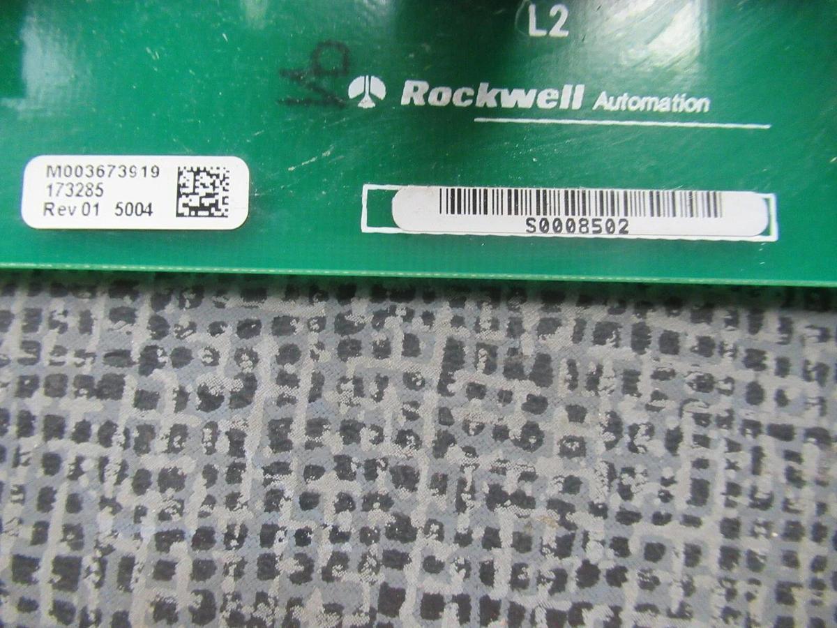 Used ROCKWELL AUTOMATION CIRCUIT BOARD 173286 REV. 01 M003673919 **WARRANTY**