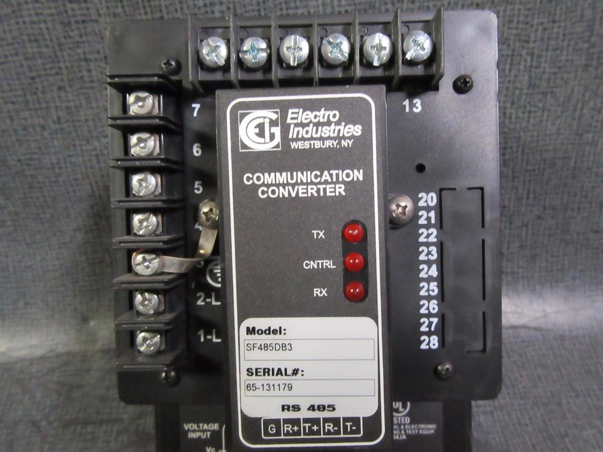 Used ELECTRO INDUSTRIES FUTURA + SERIES CPU1000 MULTIFUNCTION POWER MONITOR W/ P-33