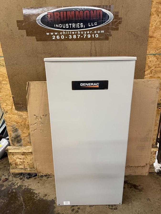 Used GENERAC AUTOMATIC TRANSFER SWITCH RTSW100G3 120/208V 100 AMP 60 HZ **WARRANTY**