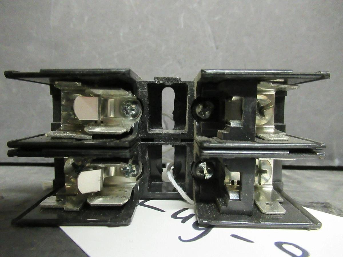 Used LITTELFUSE FUSE LUG SET LR60030C2SQ 600 VOLTS 30 AMP **WARRANTY INCLUDED!**