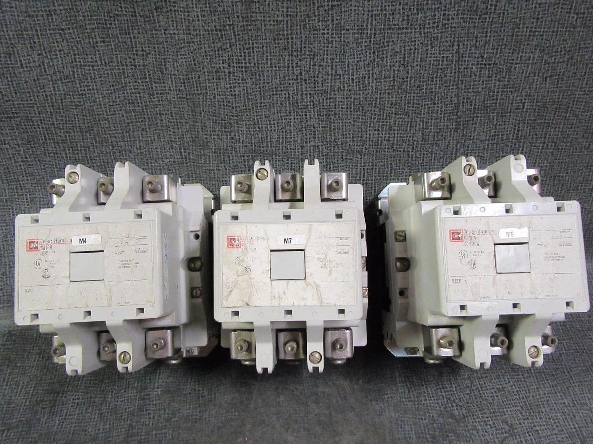 Used (1) CUTLER HAMMER A201KECA-J1 CONTACTOR SIZE E 120 AMP 600V 3 PHASE 110-120V