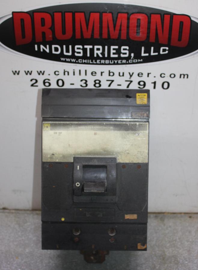 Used SQUARE D I-LINE CIRCUIT BREAKER NA361000 100 AMP 600 VAC 3-POLE