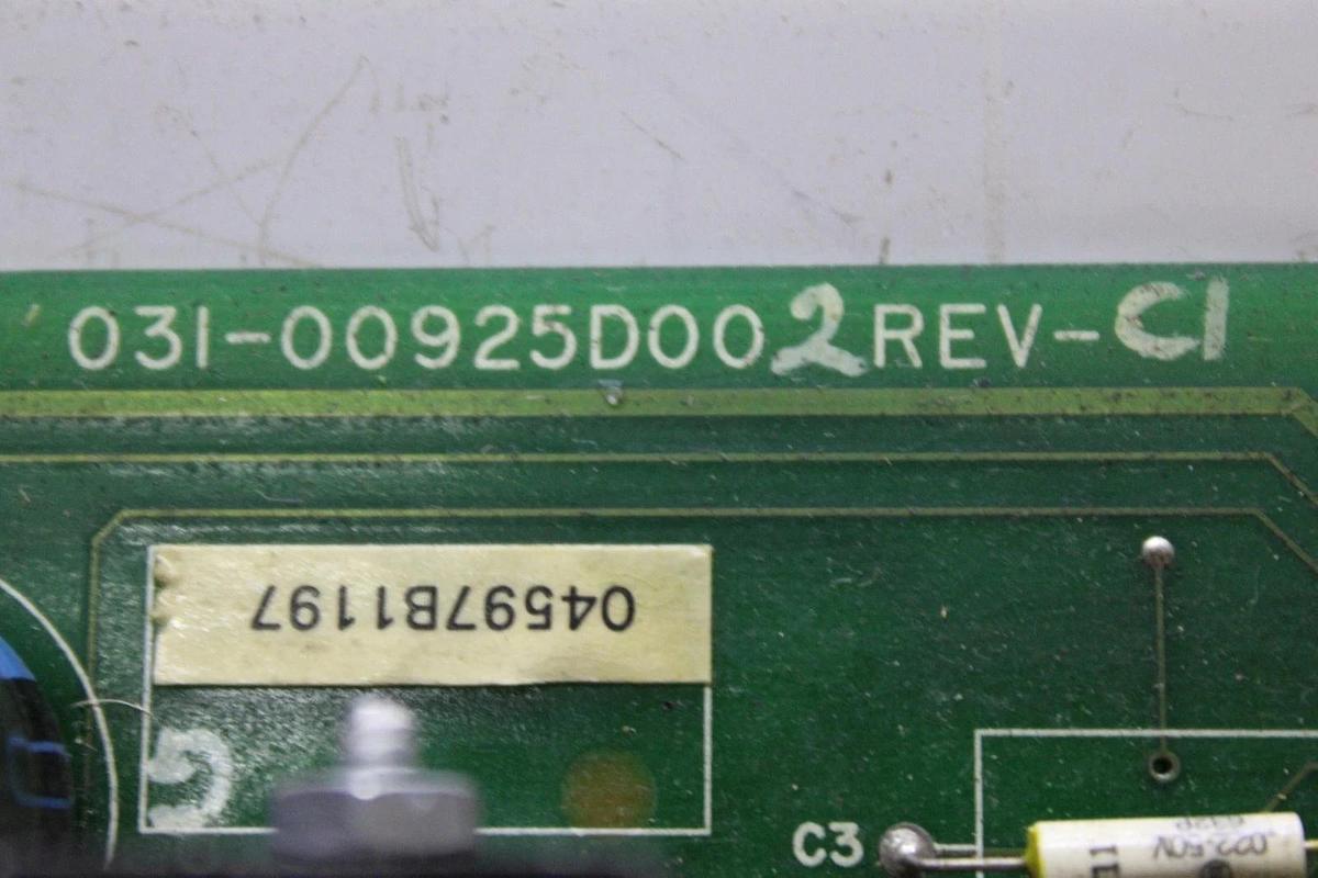 Used YORK CHILLER STARTER CIRCUIT BOARD 031-00925D002 REV. C1 **WARRANTY**