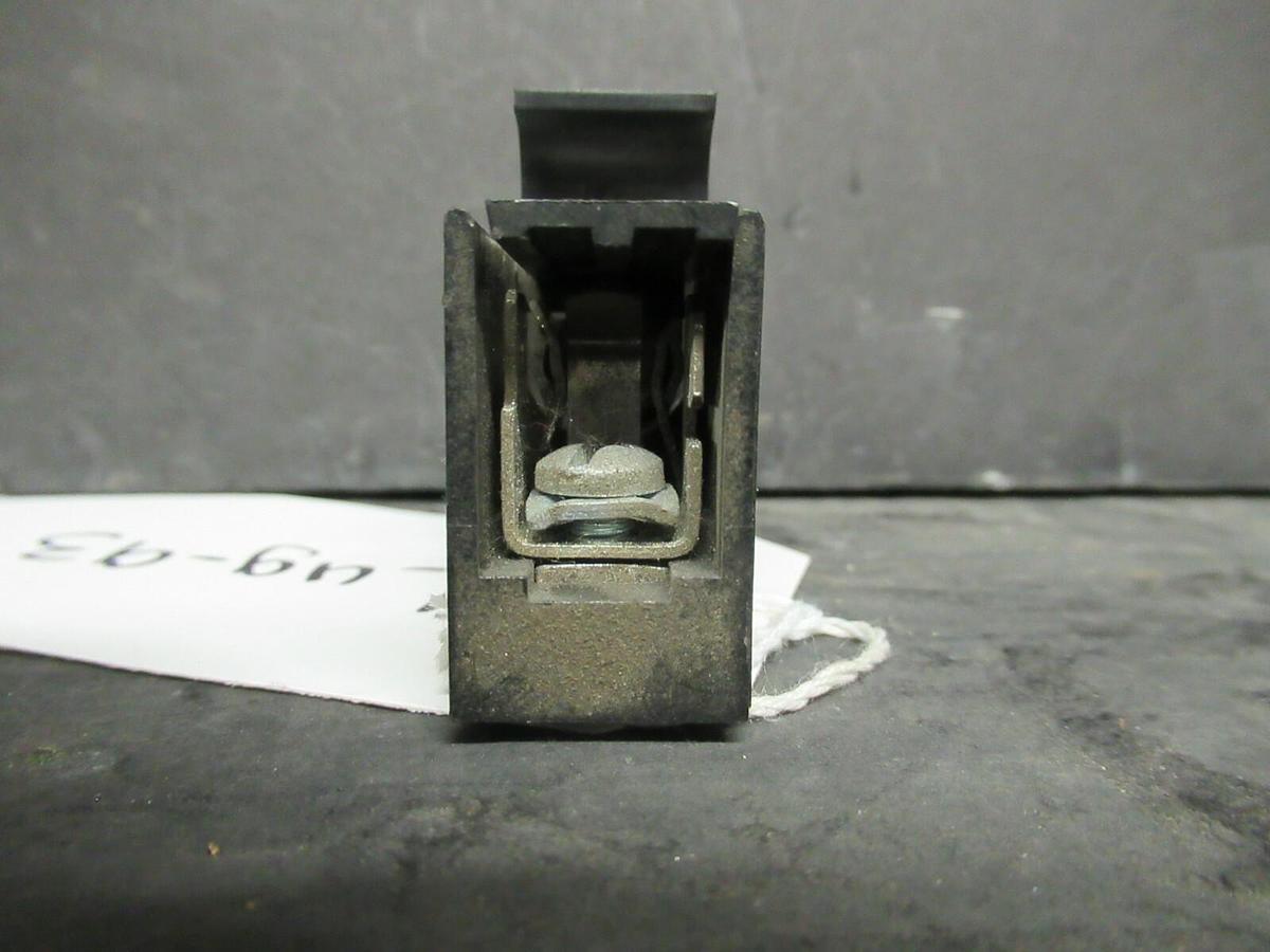 Used CUTLER HAMMER BLOCK FUSE HOLDER C350B1C61 30 AMP 600 VAC FOR CLASS CC FUSES