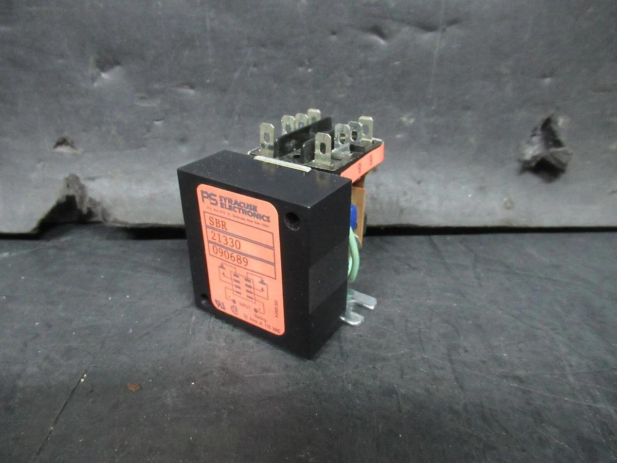 Used P-S SYRACUSE ELECTRONICS RELAY SBR-21330-090689 **WARRANTY INCLUDED**
