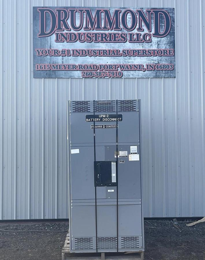 Used (1) SQUARE D SERVICE DISCONNECT 1600 AMP 300 VDC 1-PHASE 2-WIRE **WARRANTY**