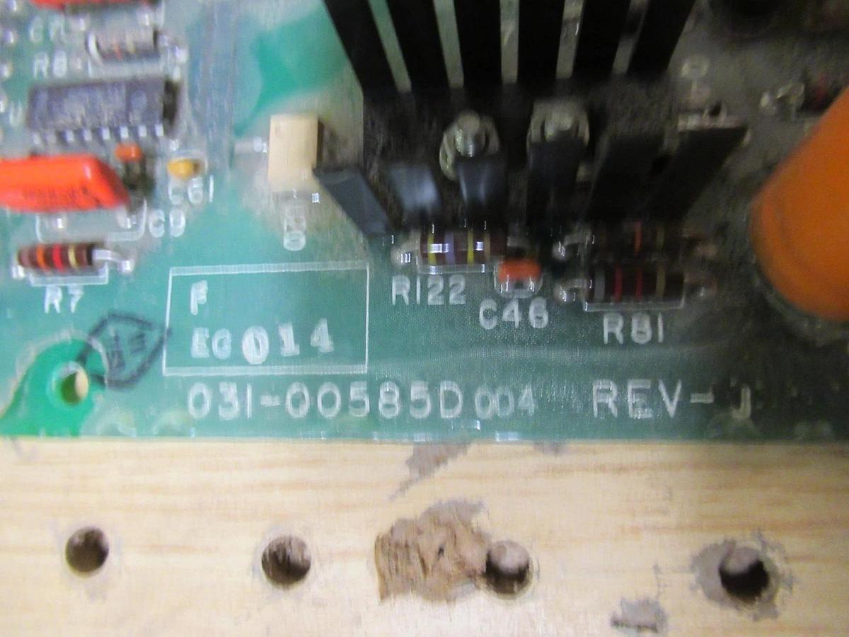 Used YORK CHILLER LOGIC CIRCUIT BOARD 031-00585D004 REV J 031-00585-004 **WARRANTY**