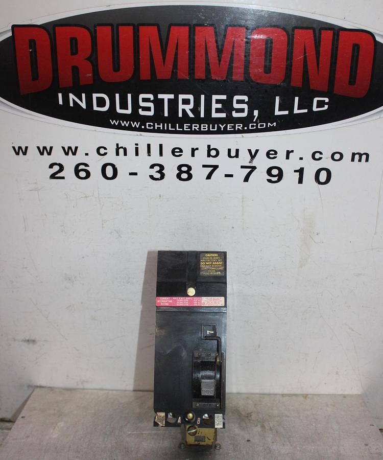 Used SQUARE D I-LINE CIRCUIT BREAKER FH36100 100 AMP 600 VAC 3-POLE