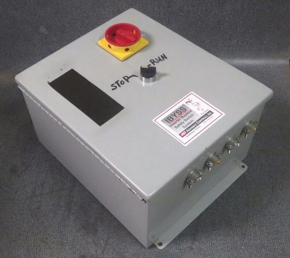 Used ADVANCED CONTROLS IBYSS VARIABLE FREQUENCY BYPASS 20 HP 480V # AC03284080-480T12