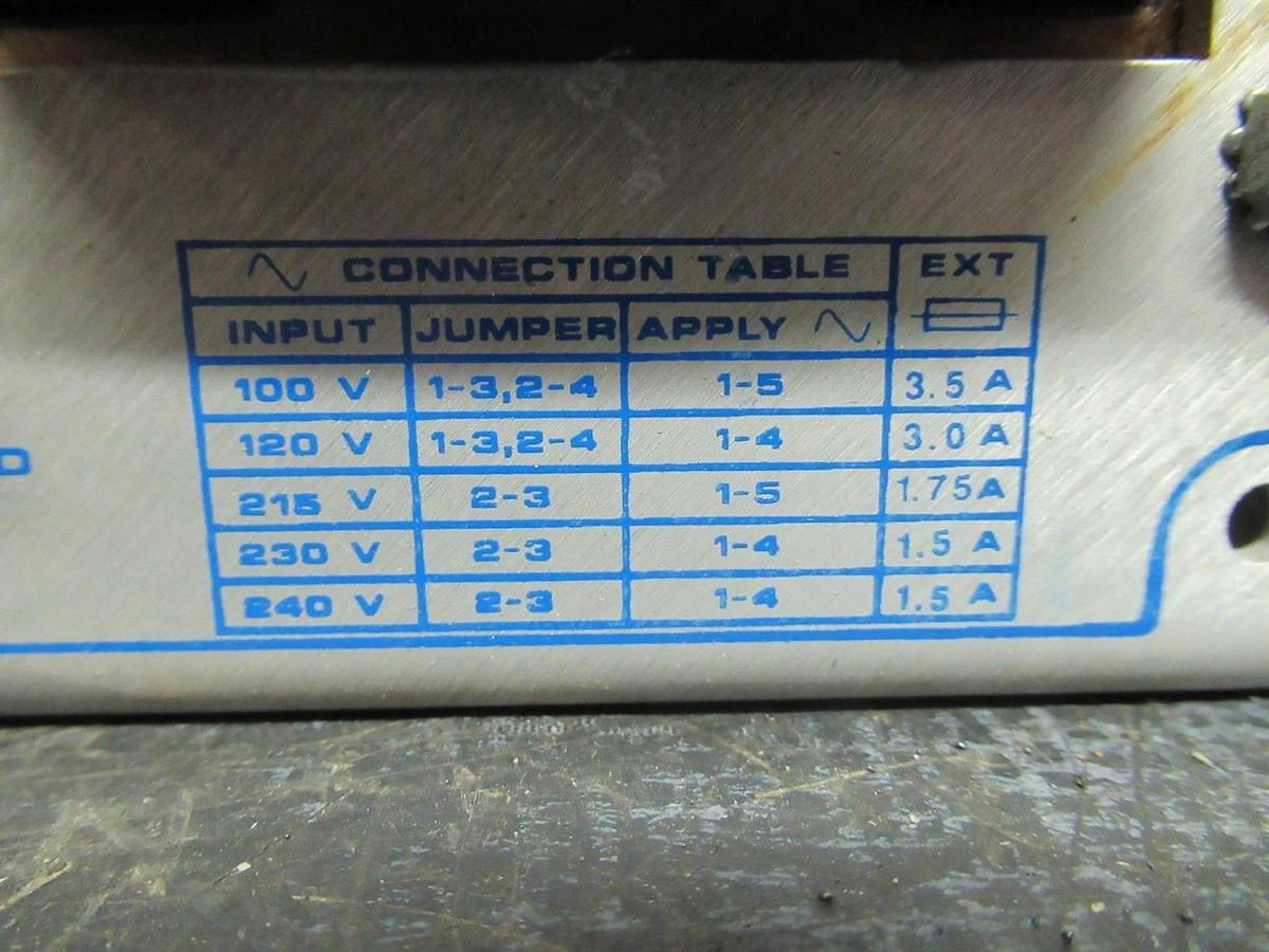 Used CONDOR POWER SUPPLY CP1200 163-901-016 240VAC 1.4A OUTPUT: 21.5VDC 5A