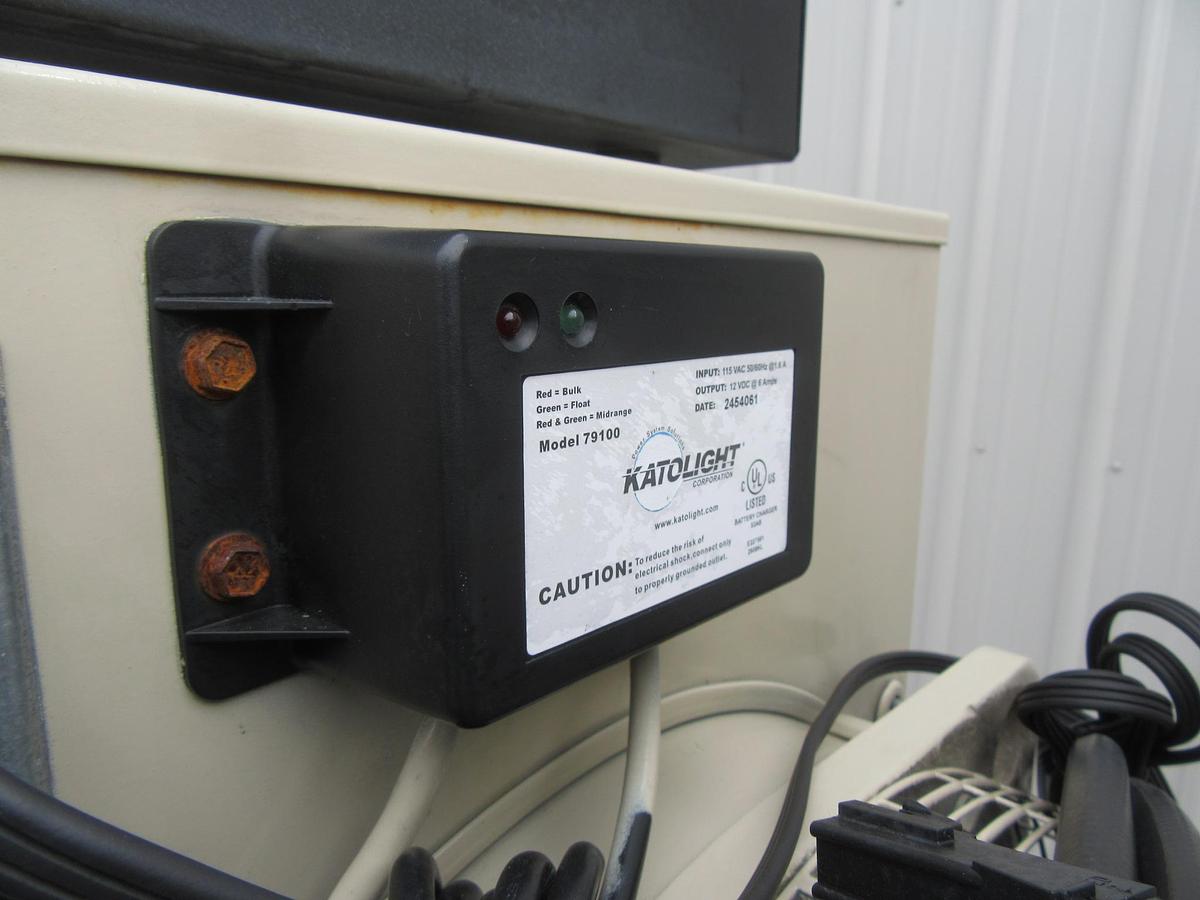 Used 30 KW DIESEL GENERATOR KATOLIGHT 120/240V RE-CONNECTABLE 230 HRS VIDEO WE SHIP