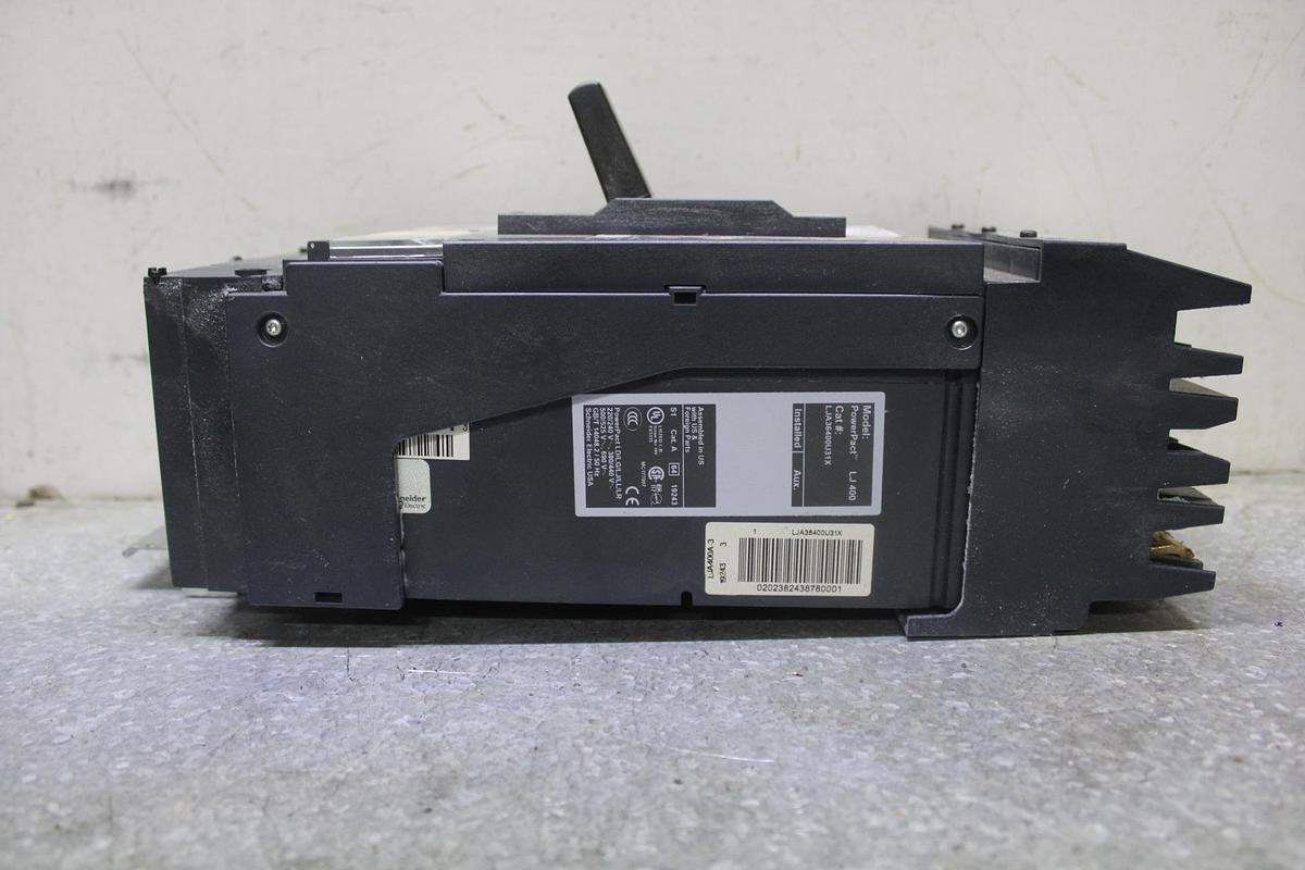 Used SQUARE D I-LINE CIRCUIT BREAKER FA34100 SERIES 2 100 AMP 480 VAC 3-POLE