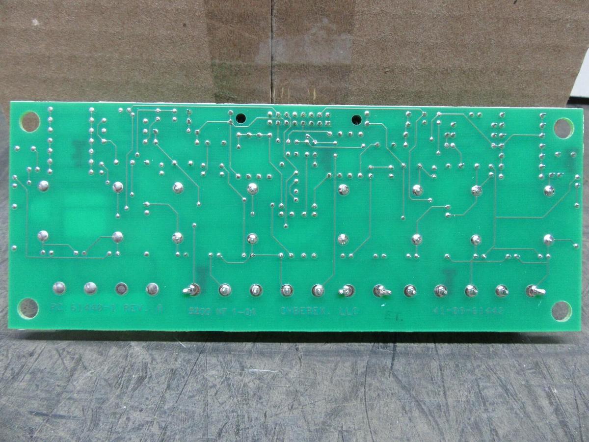 CYBEREX PC CIRCUIT BOARD 41-09-614422 REV. B PC-61440-1 REV. A **WARRANTY**