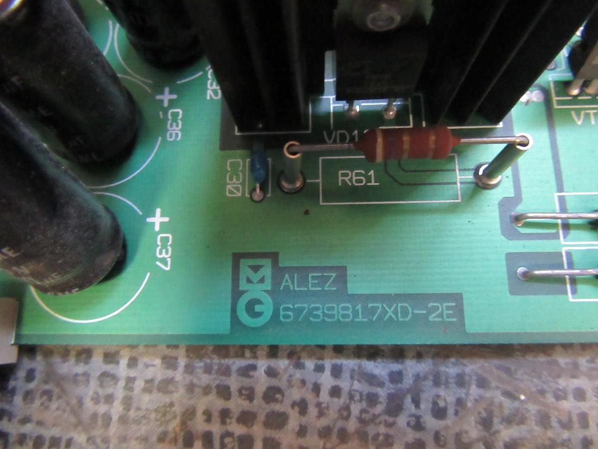 Used MGE ALEZ POWER SUPPLY PLC BOARD 6739817XD-2E **WARRANTY INCLUDED**