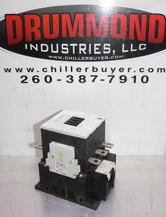 Used SIEMENS CONTACTOR 3RT1055-6...6 600 VAC 195 AMP 150 HP 3-POLE 3-PHASE COIL: 120V